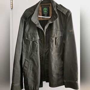 Timberland Men's Olive Military Jacket